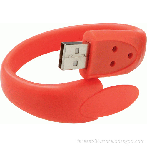 PVC Wristband USB Flash Memory Bracelet USB Flash Drive